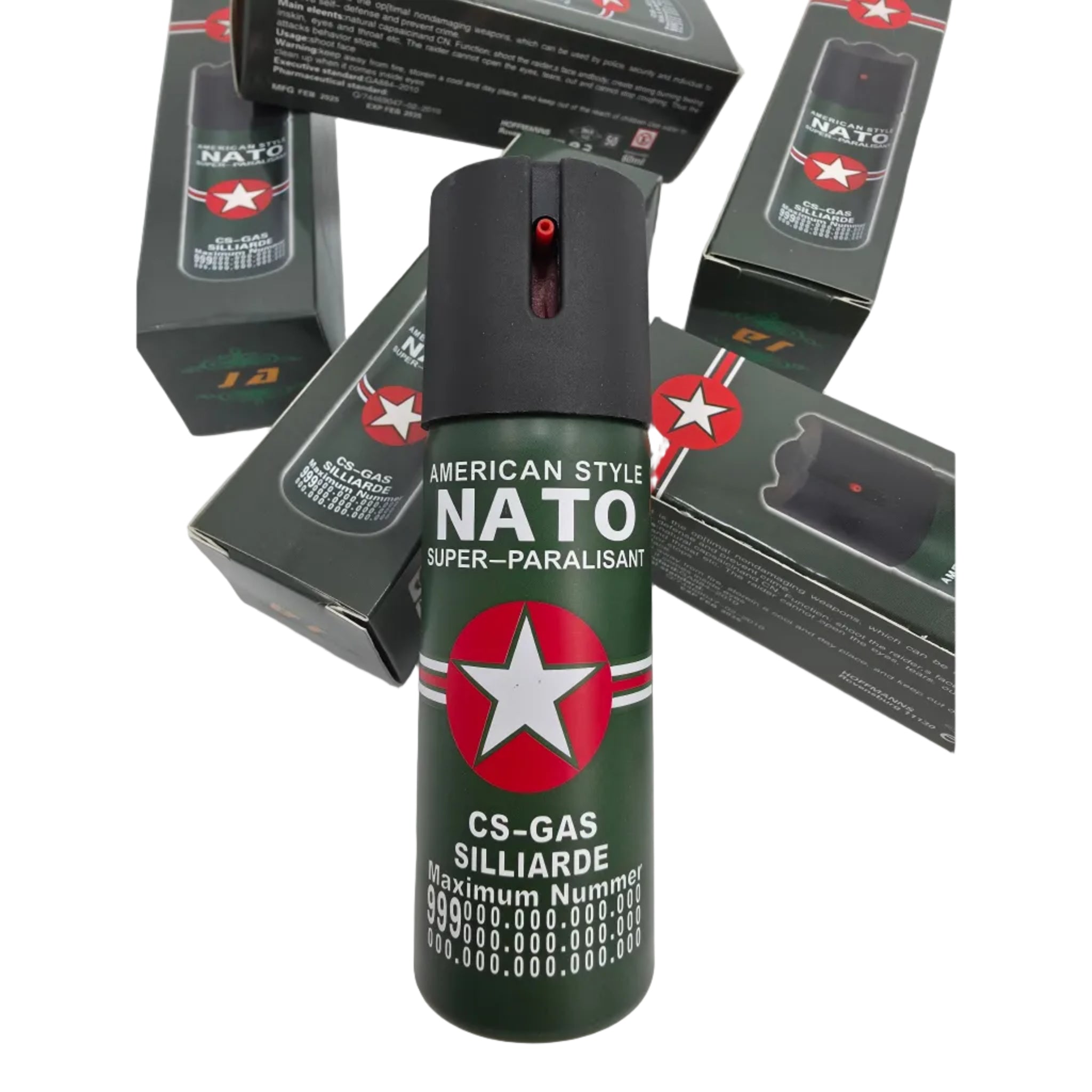 NATO Style CS Gas Pepper Spray (60ml)
