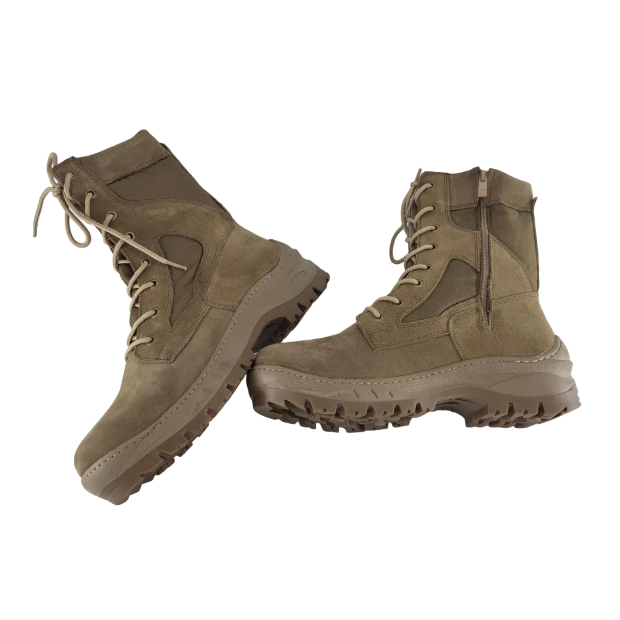 Altama Tactical Boots – Beige Zipper Model | Military Style Outdoor Boots