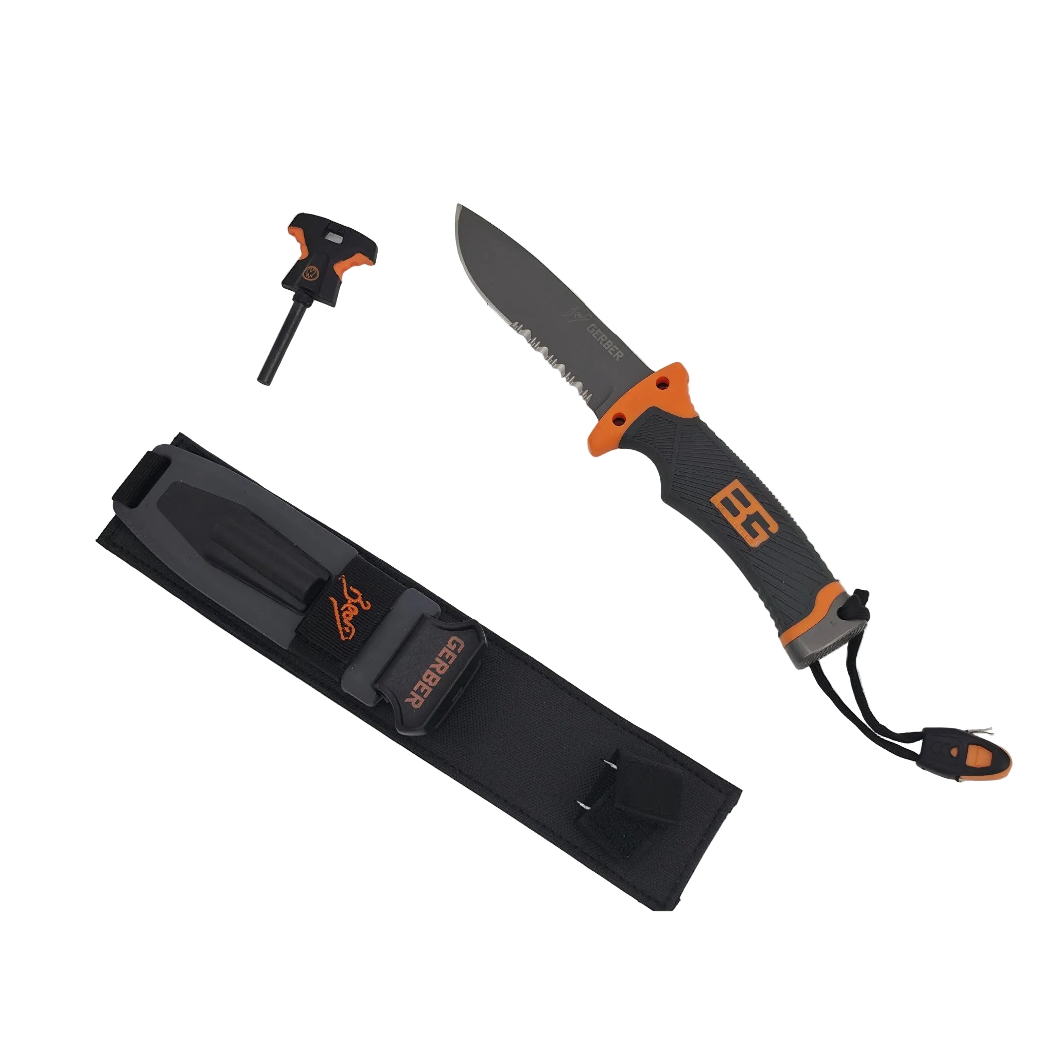 Gerber Bear Grylls Survival Knife with Fire Starter
