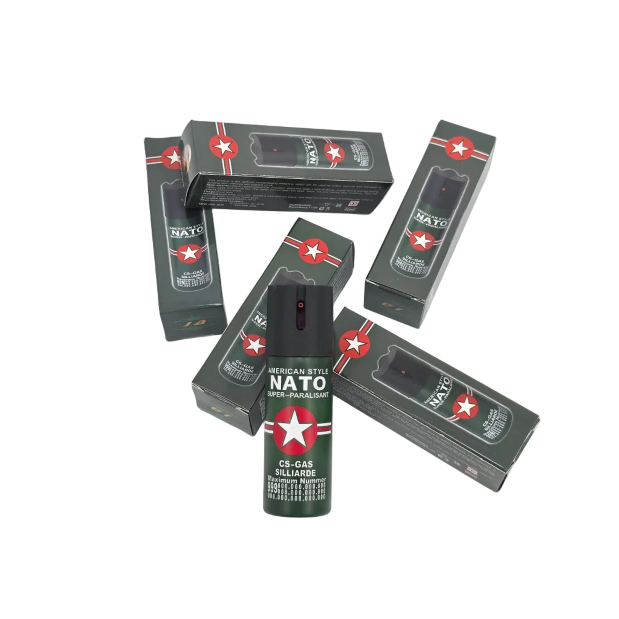 NATO Style CS Gas Pepper Spray (60ml)