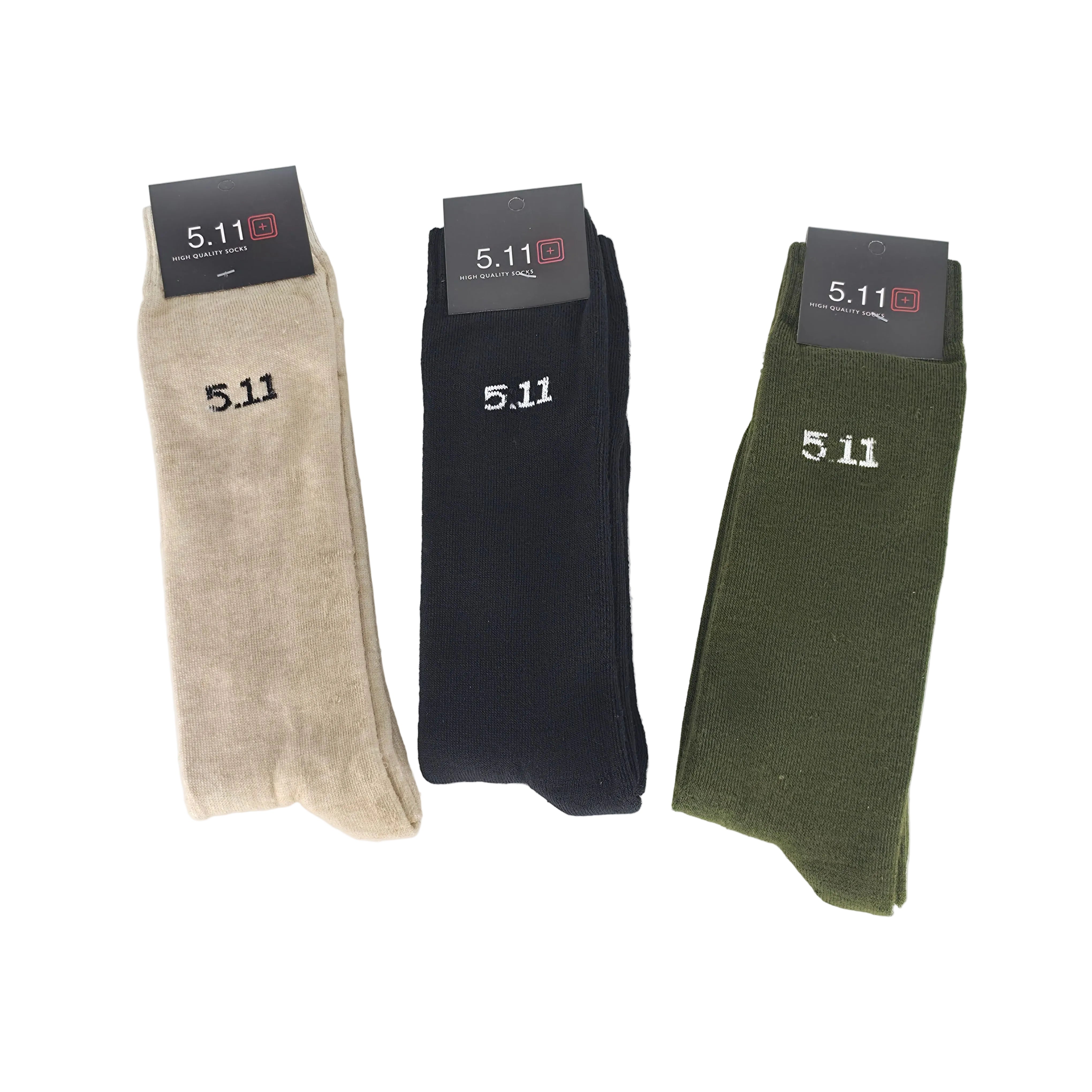 5.11 Tactical Cotton Crew Socks (Year-Round / Everyday Duty Socks)