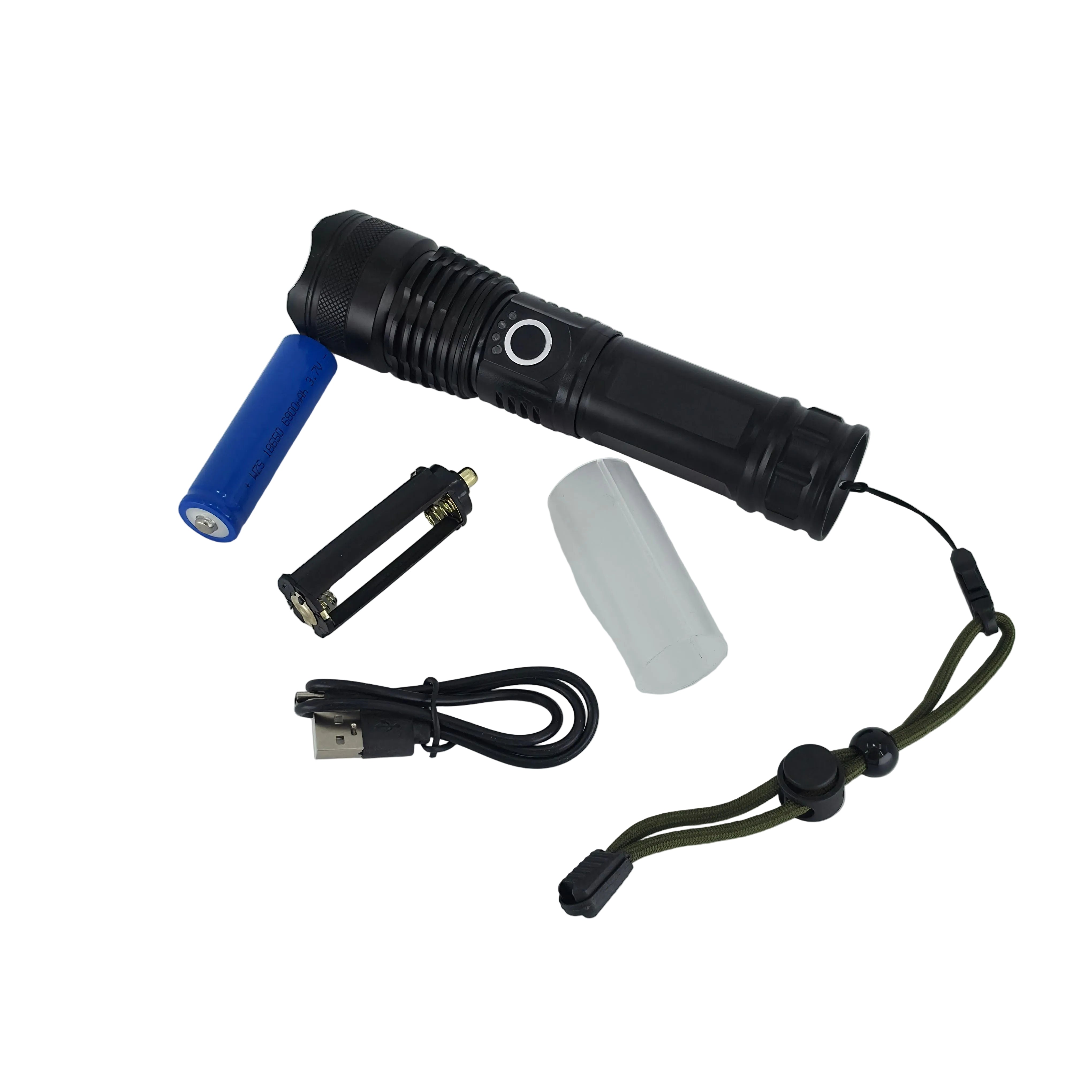 Mini Tactical Flashlight – USB Rechargeable High Power LED Torch