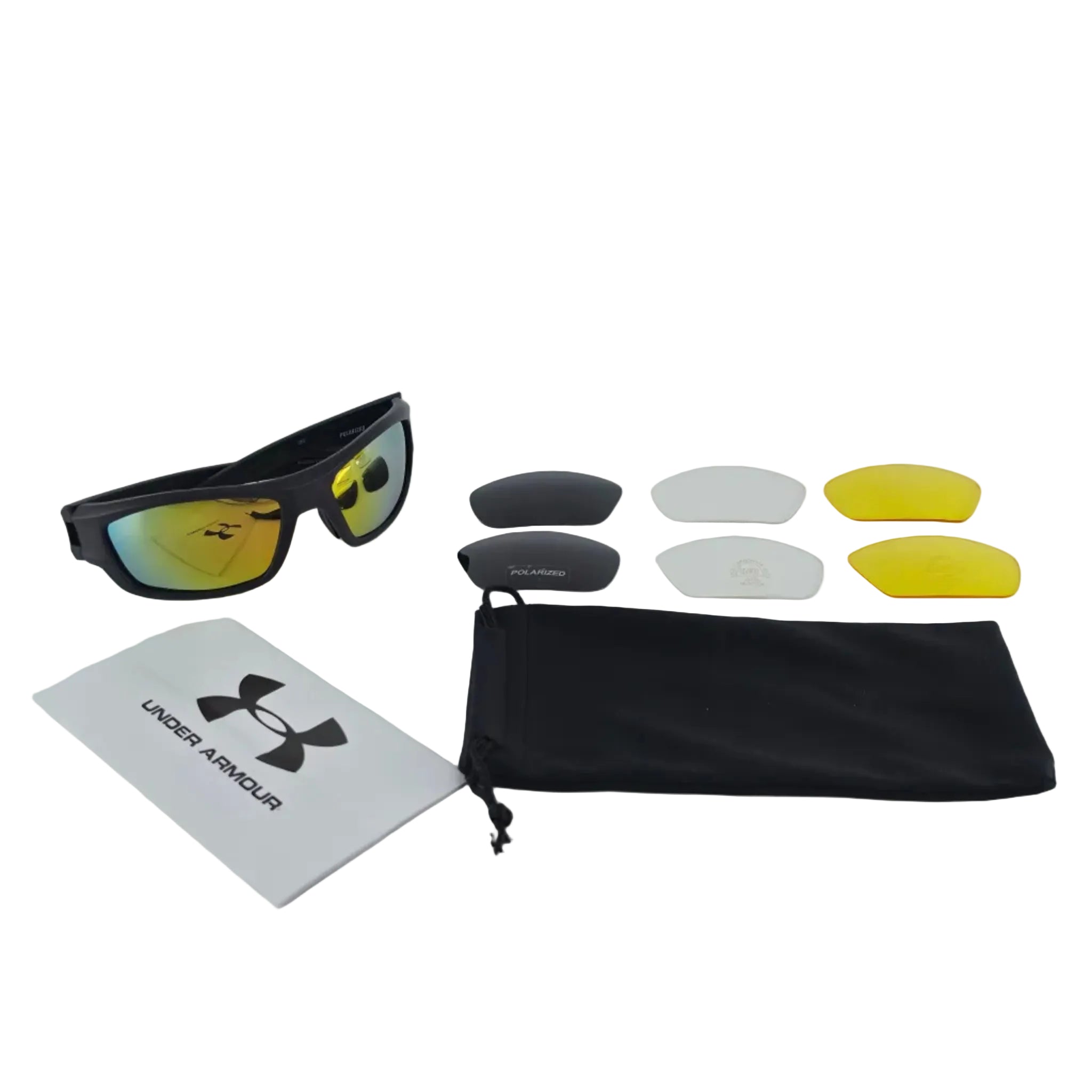 Under Armour Tactical Sunglasses – Polarized | 5 Interchangeable Lenses