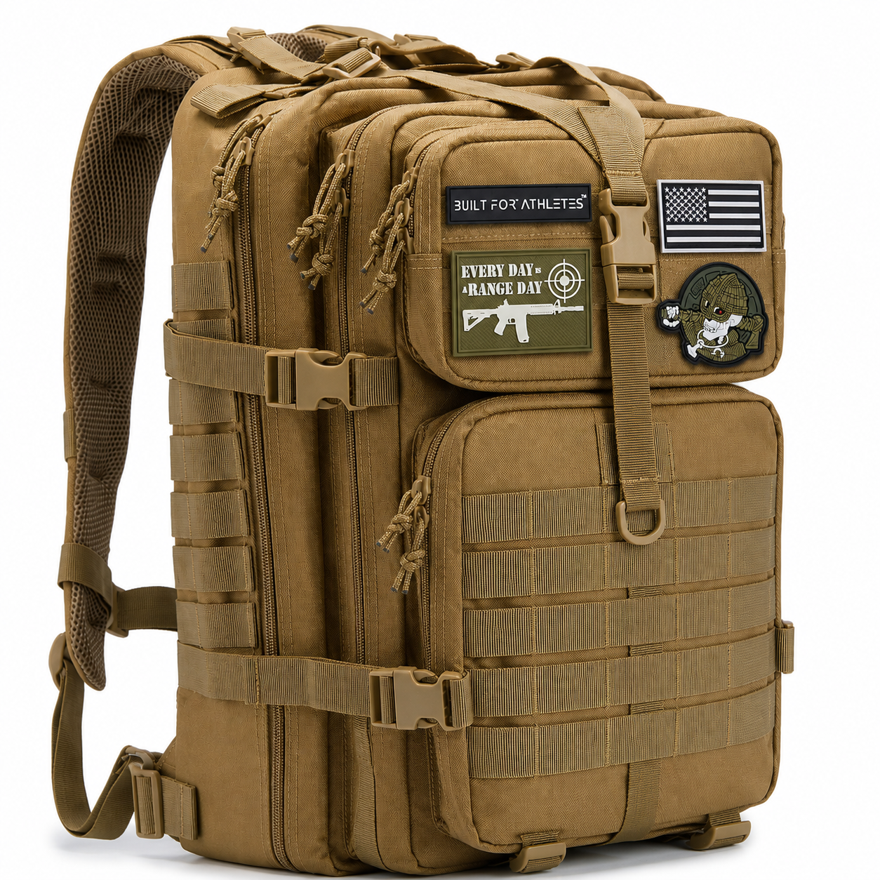 Tactical  Backpack  45L 900D ( 4pcs Free Patches )