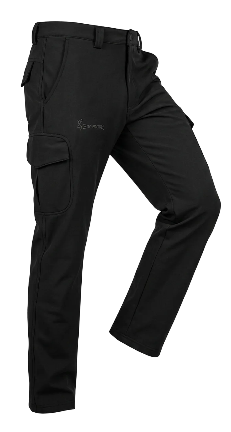 Browning Softshell Pants – Black & Green Edition