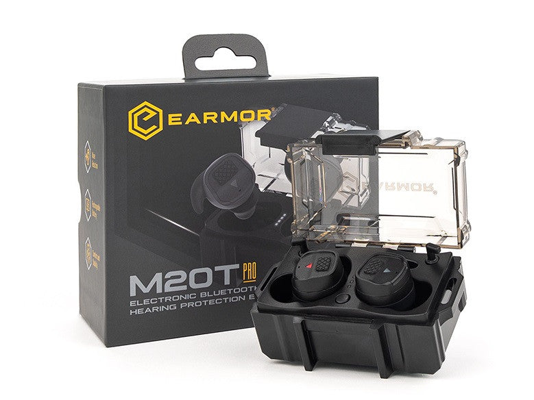 Earmor M20T PRO Bluetooth Electronic Earplugs - Tactical Black